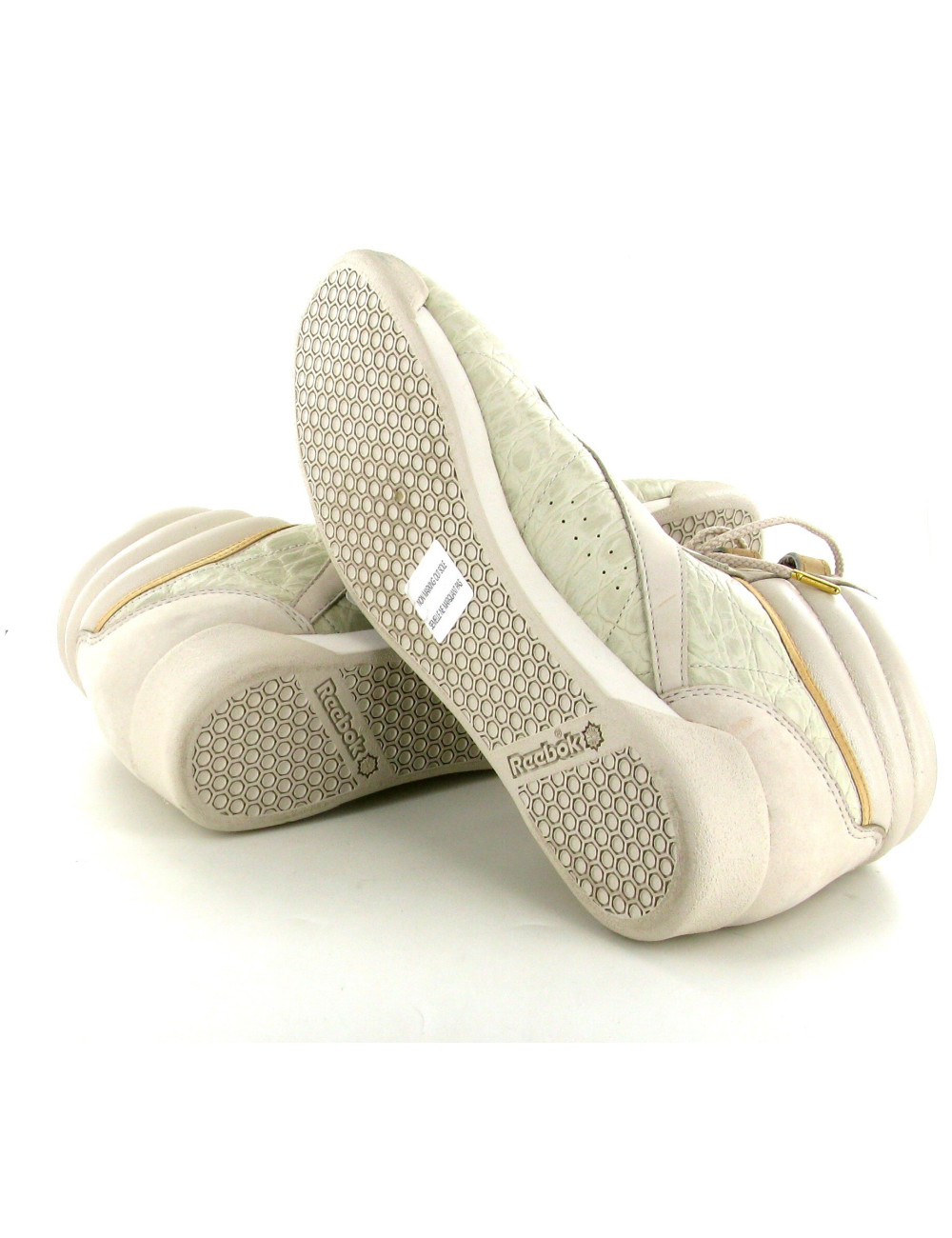 Baskets T39  REEBOK cuir blanc