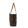 LOUIS VUITTON tote bag in brown monogram canvas and natural leather