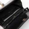 GUCCI Vintage bag in black snake 