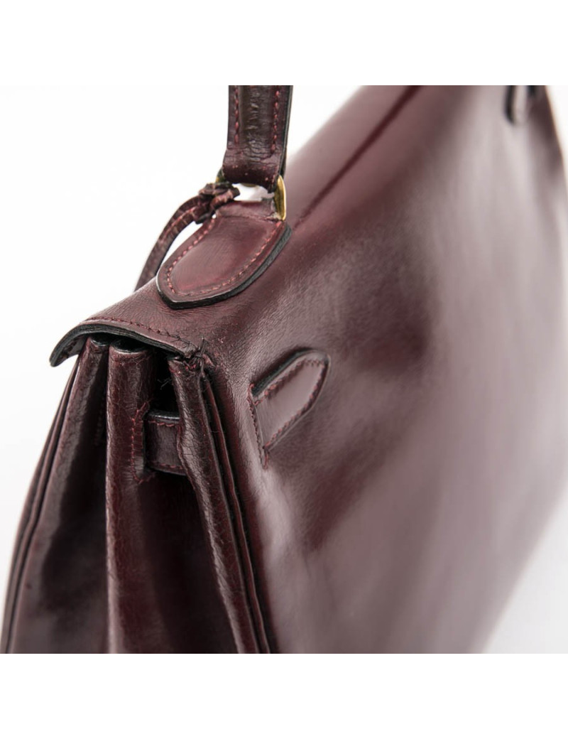 Kelly 28 HERMES rouge H Vintage