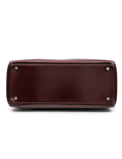 Kelly 28 HERMES rouge H Vintage