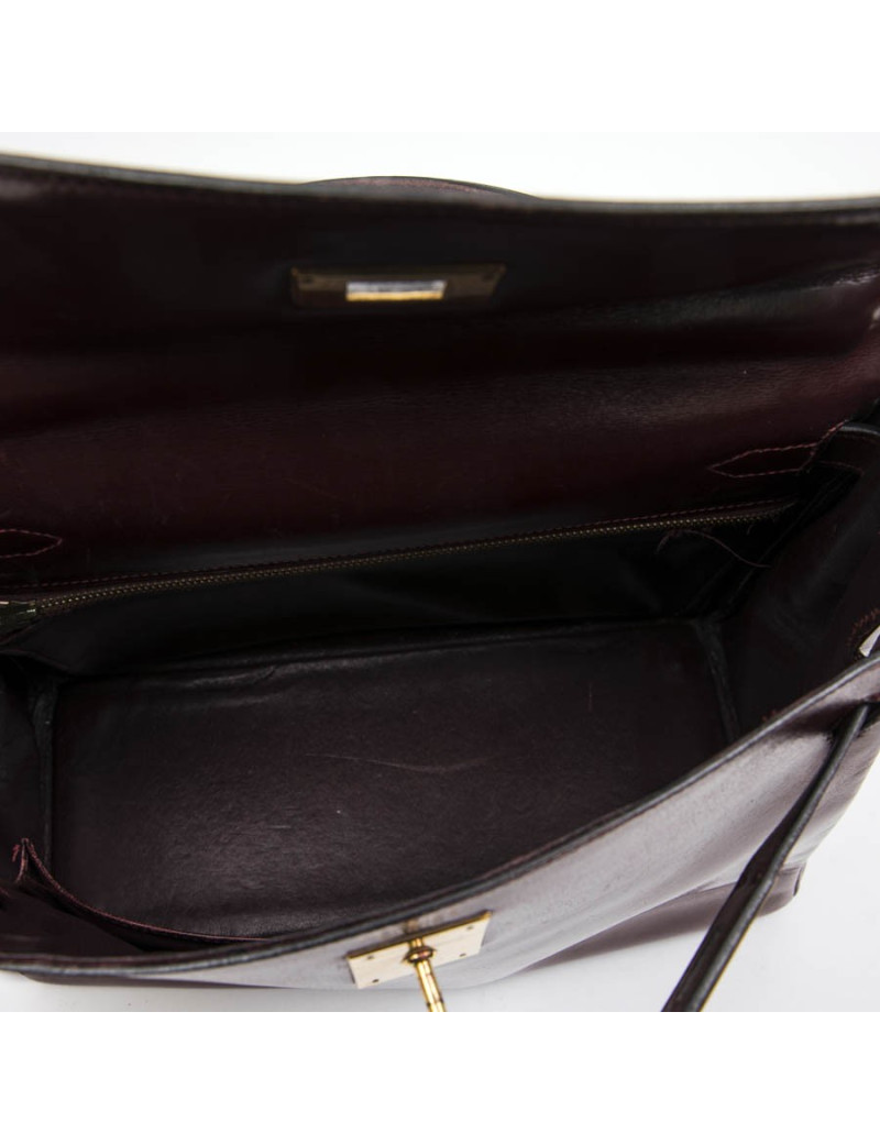 Kelly 28 HERMES rouge H Vintage