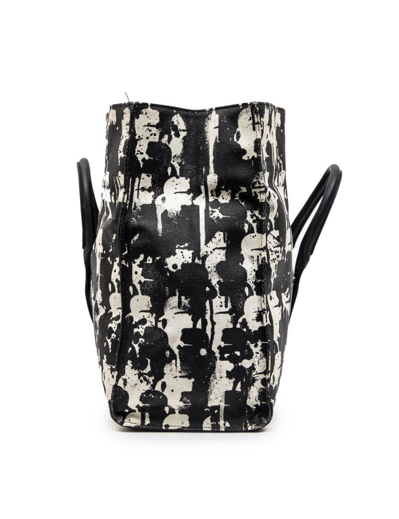 Cabas KARL LAGERFELD blanc et noir