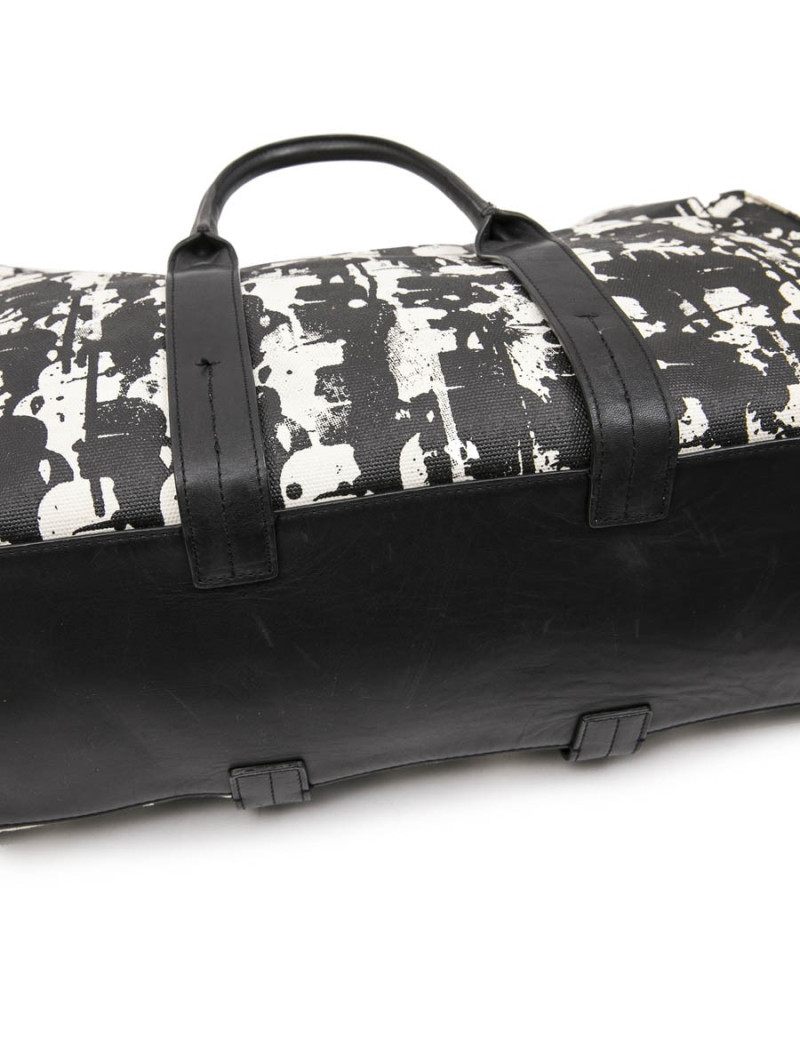 Cabas KARL LAGERFELD blanc et noir