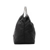 CHANEL tote bag in black duchess satin