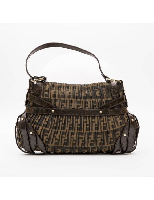 Sac FENDI toile plissée  monogram