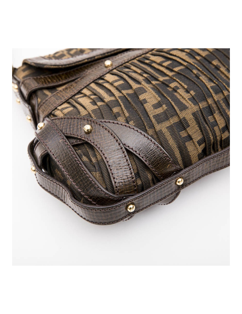 Sac FENDI toile plissée  monogram