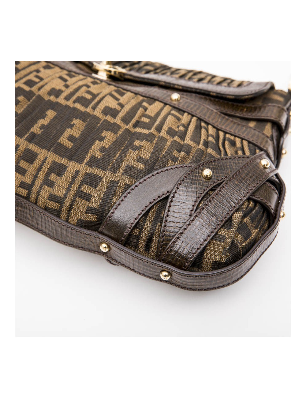 Sac FENDI toile plissée  monogram