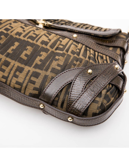 Sac FENDI toile plissée  monogram