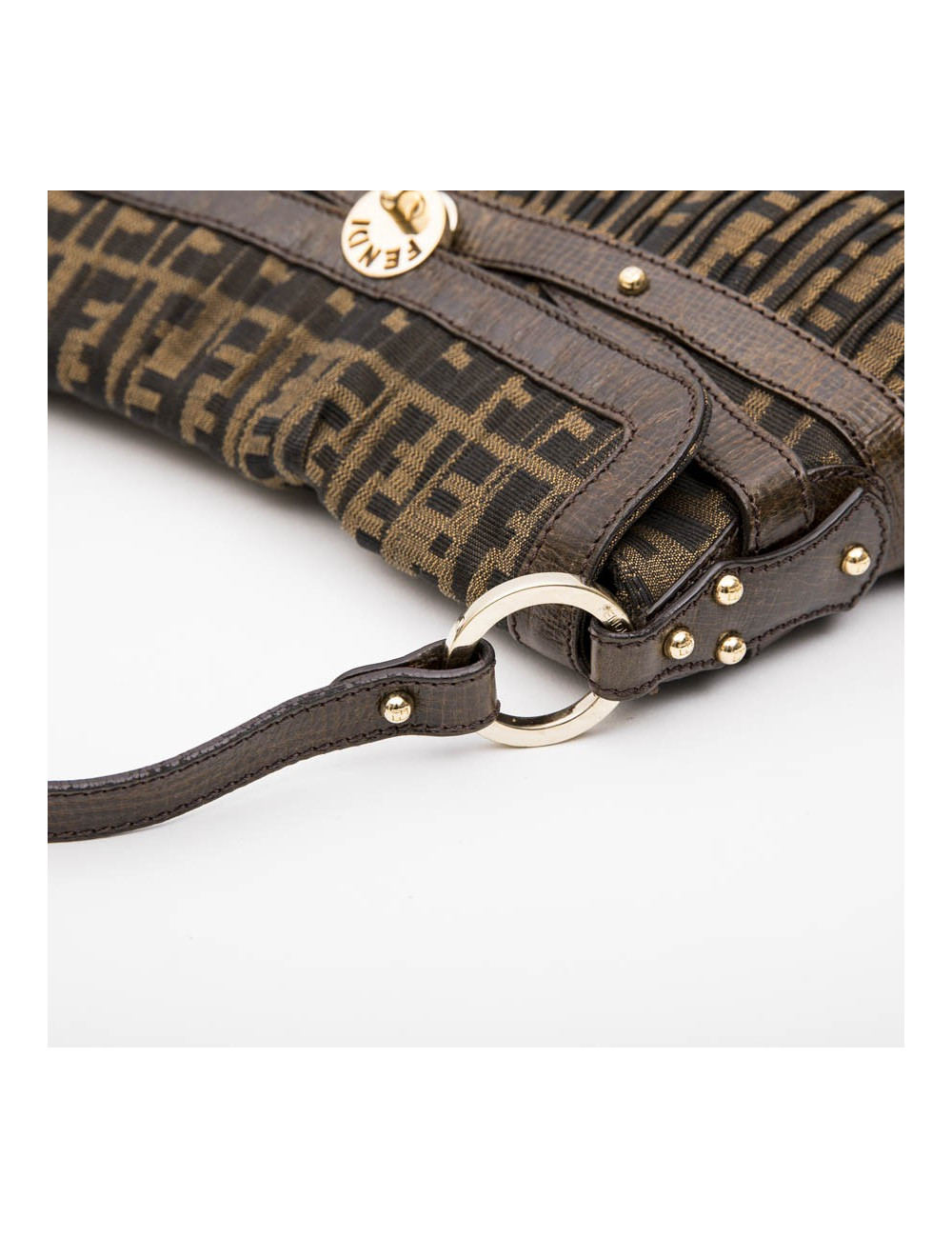 Sac FENDI toile plissée  monogram