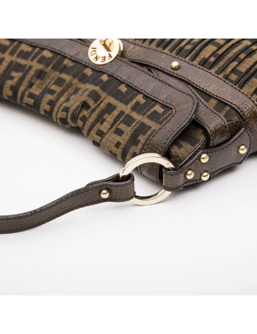 Sac FENDI toile plissée  monogram