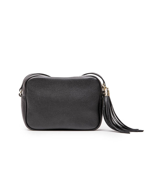 Sac GUCCI Soho Disco en cuir grainé noir