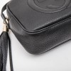 GUCCI Soho Disco Bag in black grained calf leather
