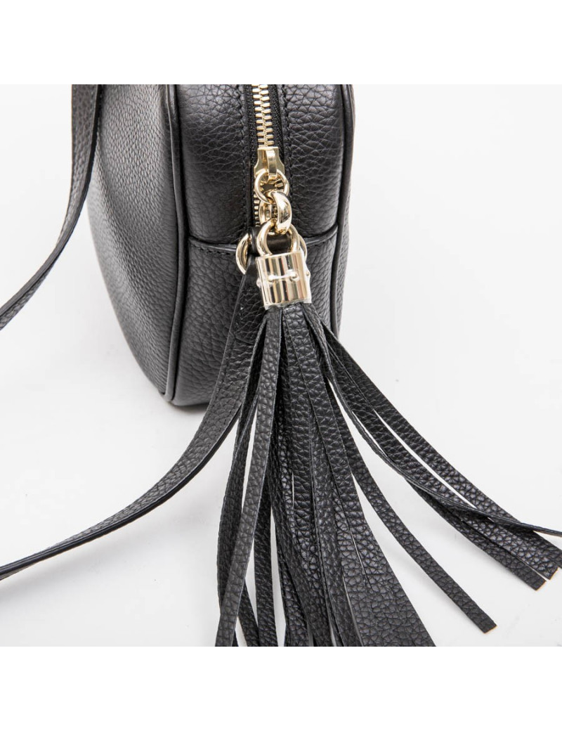 Sac GUCCI Soho Disco en cuir grainé noir