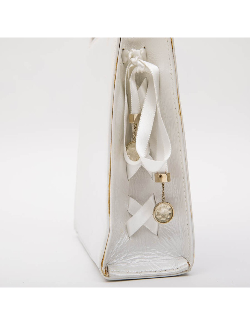 Sac LALIQUE blanc irisé