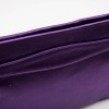 PRADA clutch bag in purple satin, Swarovski crystals and cabochons
