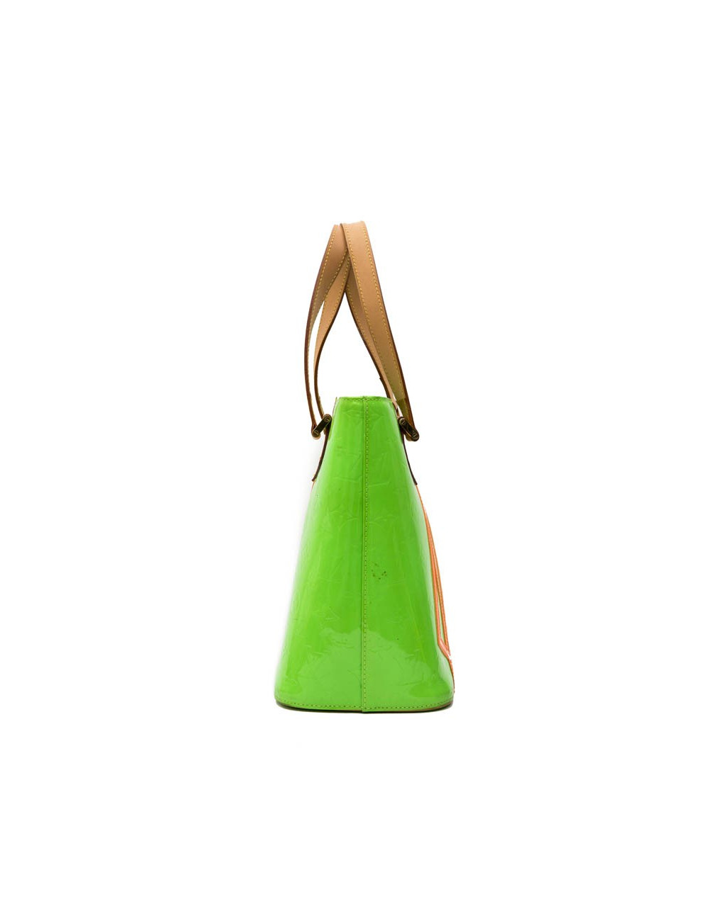 LOUIS VUITTON 'Houston' Bag in Fluo Green Monogram Patent Leather
