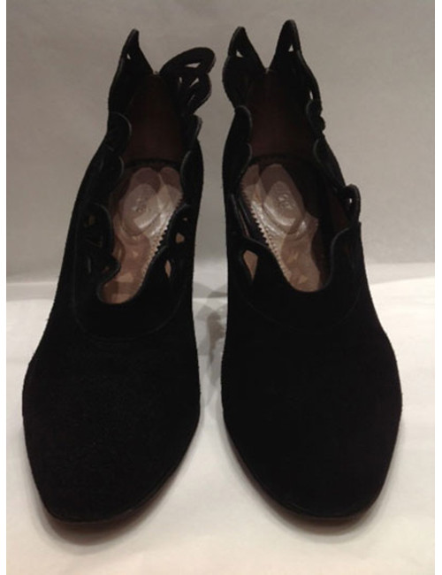 Escarpins CHLOE T37 en daim noir