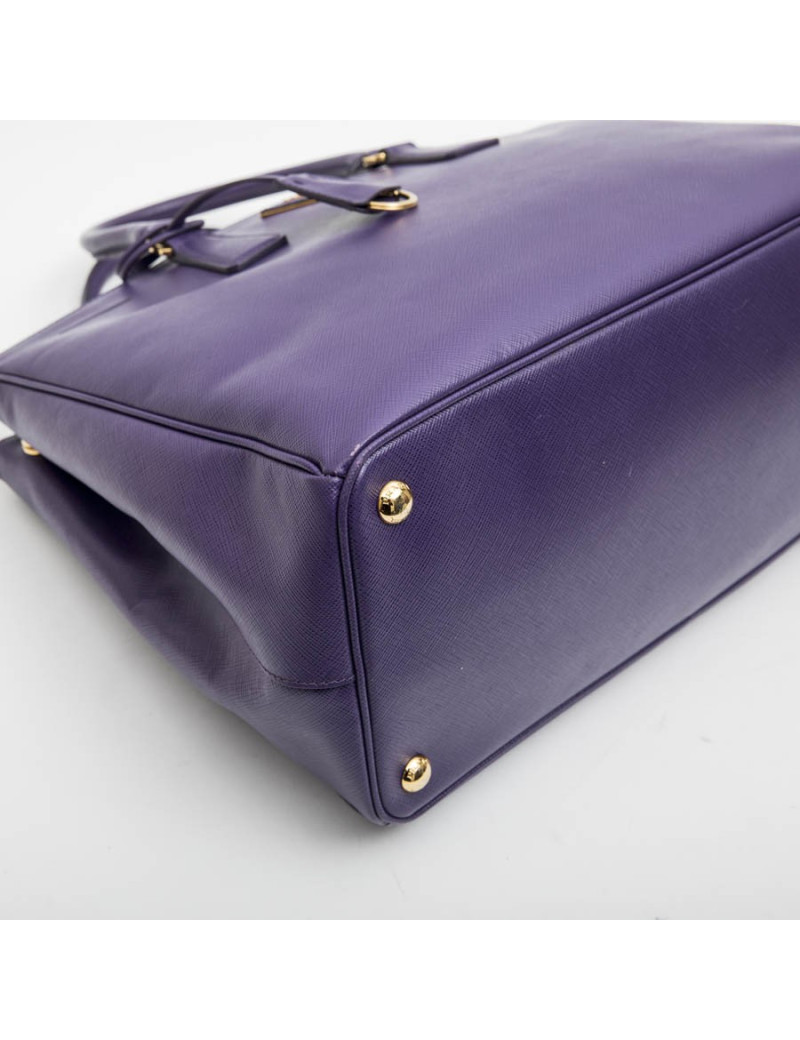 Sac PRADA en cuir Saffiano violet
