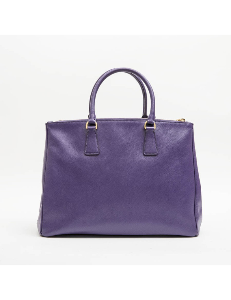 Sac PRADA "Galleria" en cuir Saffiano violet