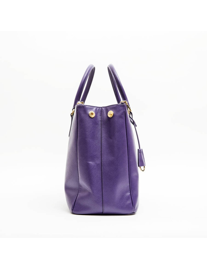 Sac PRADA en cuir Saffiano violet