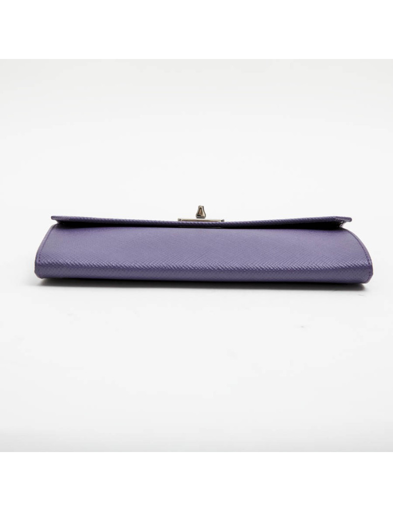 PRADA clutch in purple saffiano leather