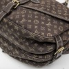Louis Vuitton satchel bag in brown monogram canvas
