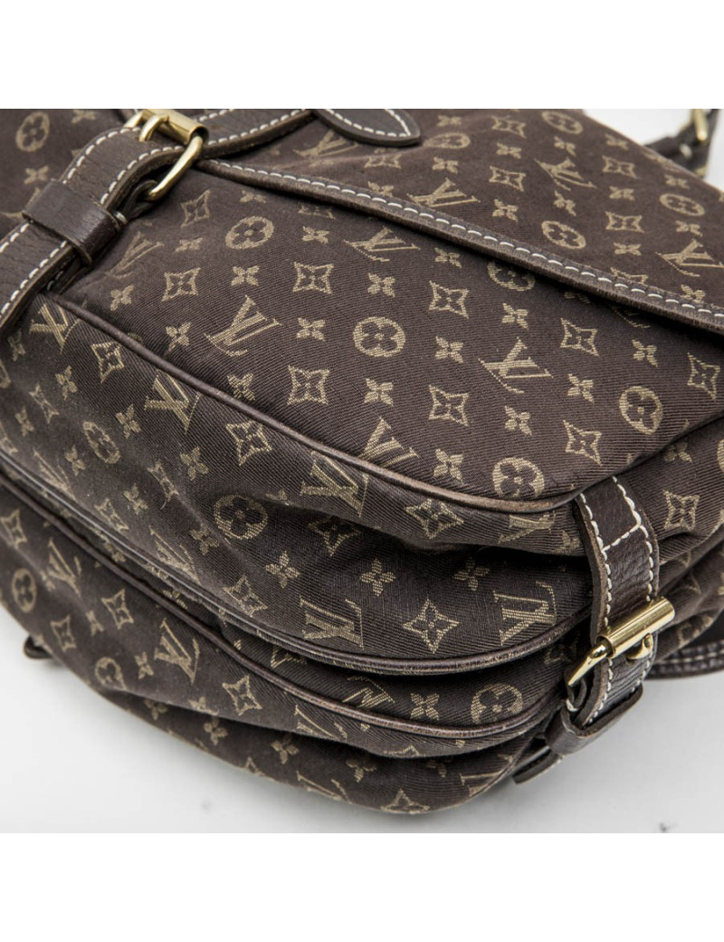 Louis Vuitton satchel bag in brown monogram canvas