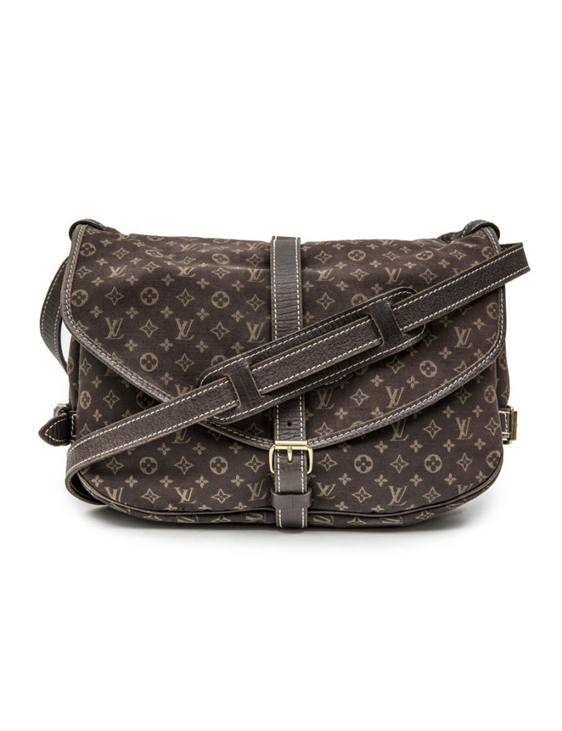Louis Vuitton satchel bag in brown monogram canvas