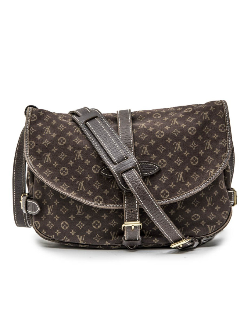 Louis Vuitton satchel bag in brown monogram canvas