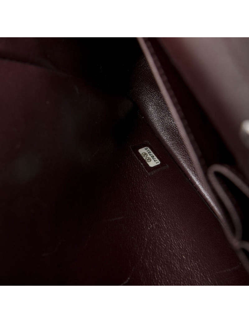 CHANEL Jumbo double flap bag in black smooth quilted lamb leather