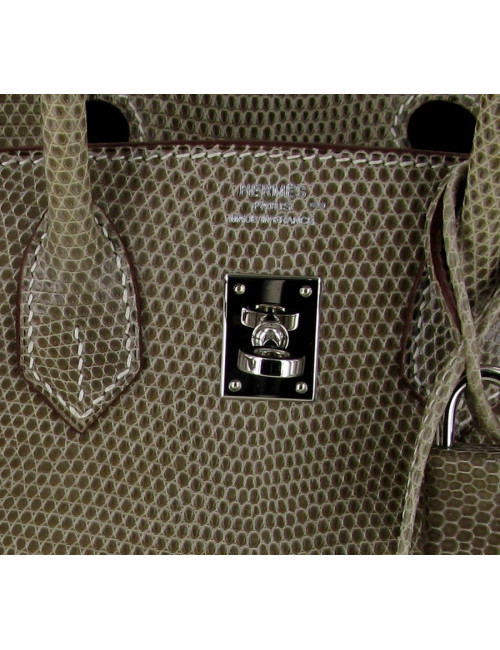 Birkin 25 lézard ficelle