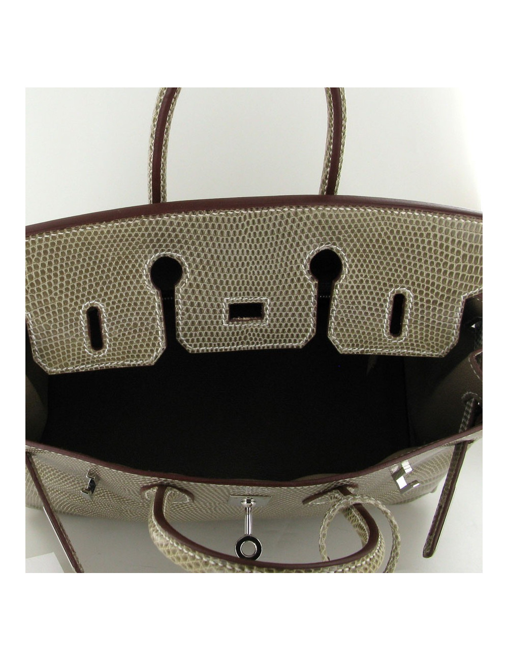 Birkin 25 HERMÈS lézard ficelle