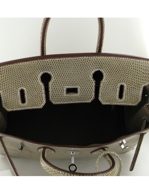 Birkin 25 lézard ficelle