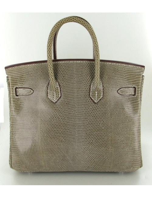 Birkin 25 lézard ficelle