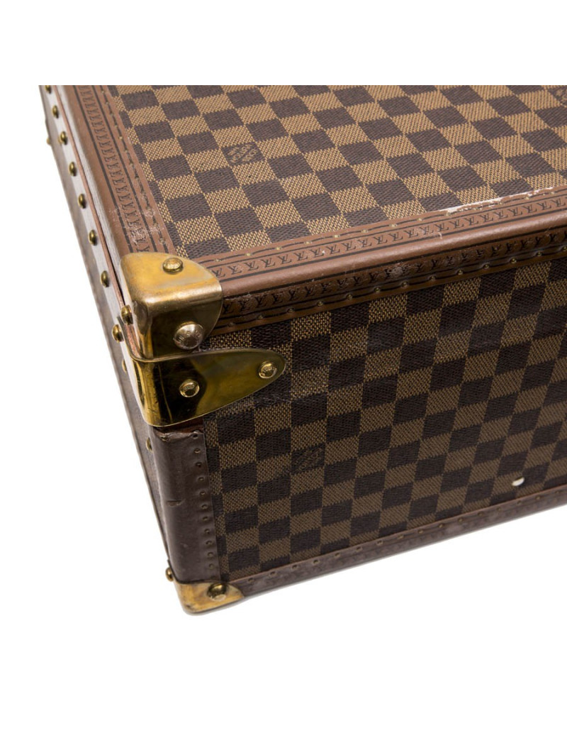 LOUIS VUITTON suitcase in damier ébène canvas