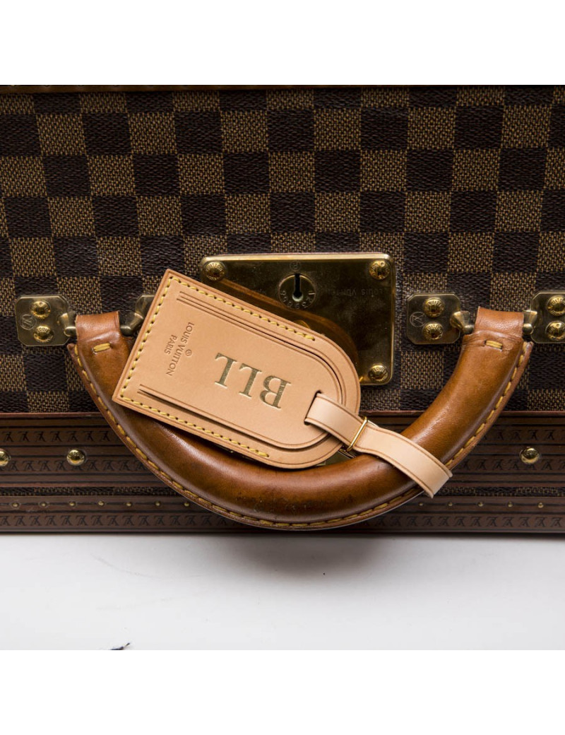 LOUIS VUITTON suitcase in damier ébène canvas