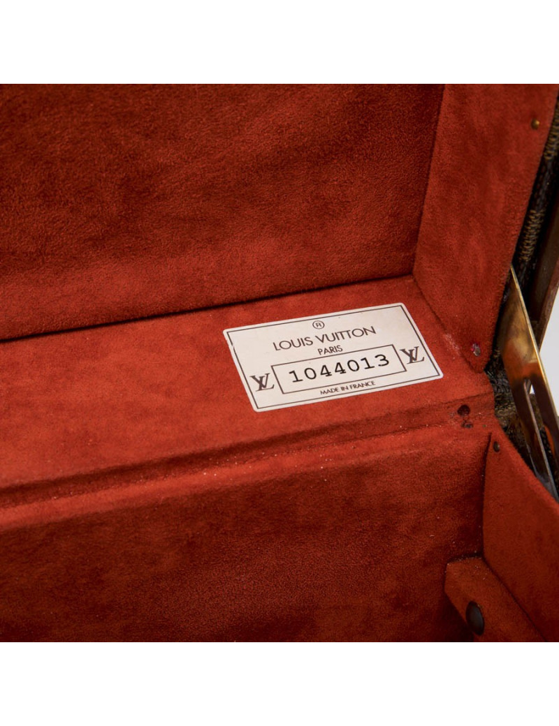 LOUIS VUITTON suitcase in damier ébène canvas