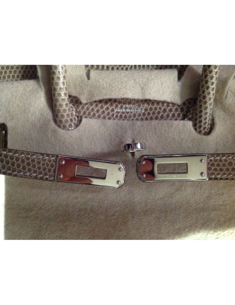 Birkin 25 HERMÈS lézard ficelle