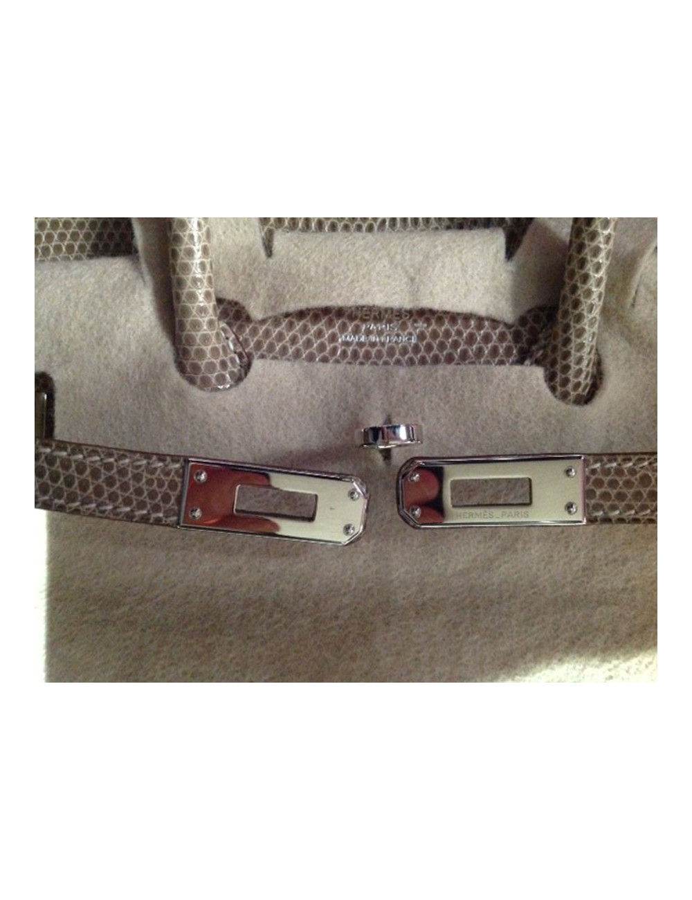 Birkin 25 lézard ficelle