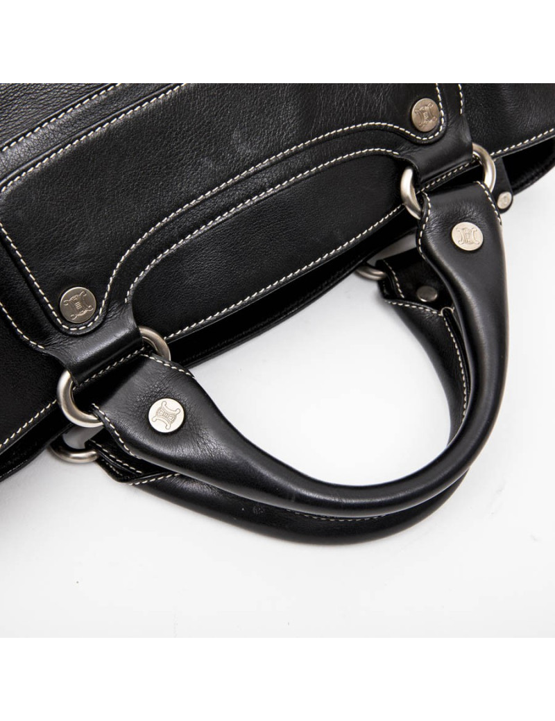 sac CELINE cuir noir
