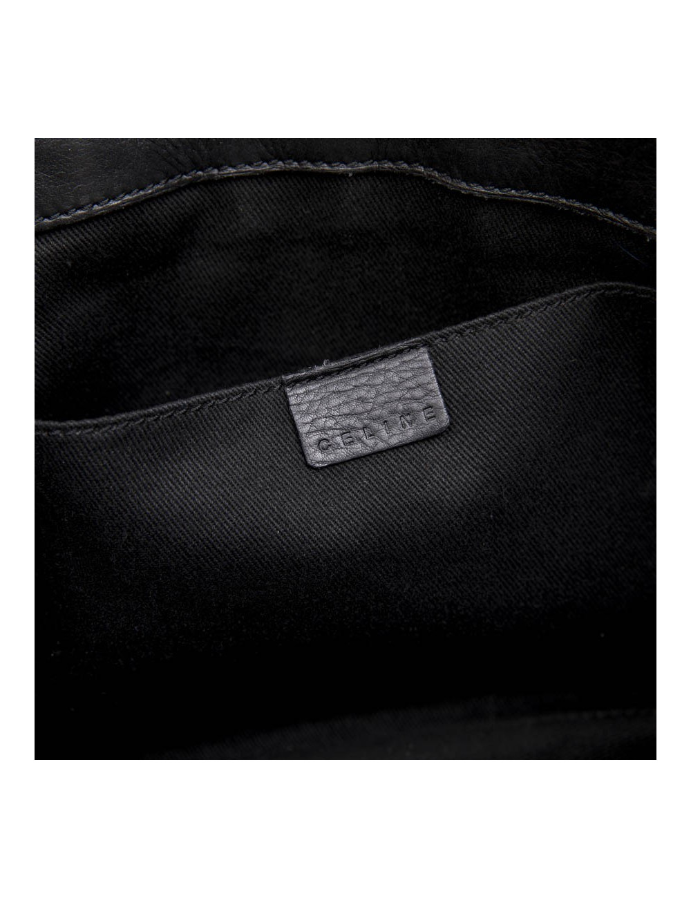 sac CELINE cuir noir