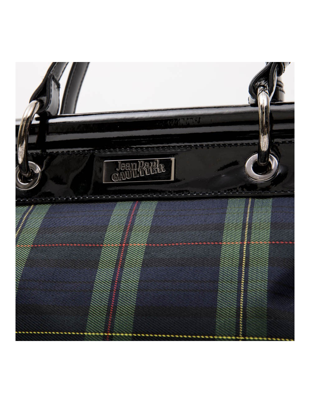 Sac JEAN PAUL GAULTIER  en toile prince de galles 