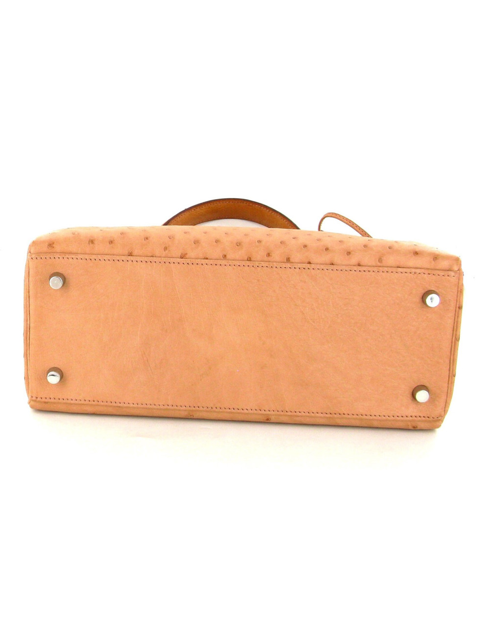 Kelly II 28 HERMÈS autruche naturel