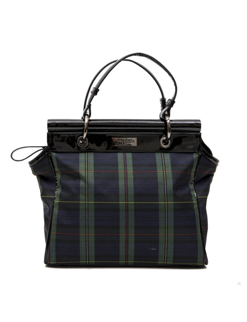 Sac JEAN PAUL GAULTIER  en toile prince de galles 