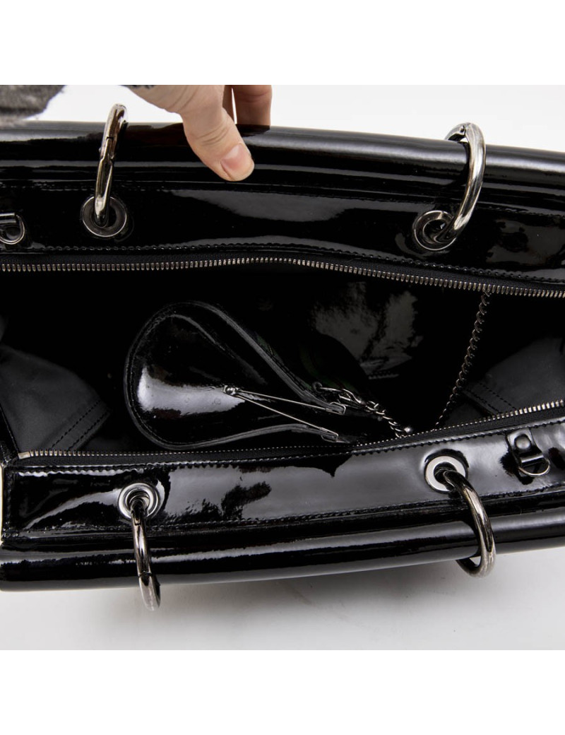 Sac JEAN PAUL GAULTIER  en toile prince de galles 