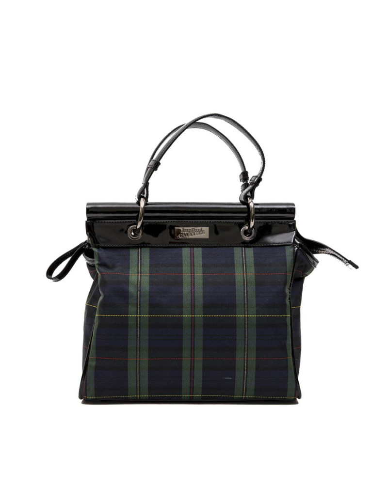 Sac JEAN PAUL GAULTIER  en toile prince de galles 