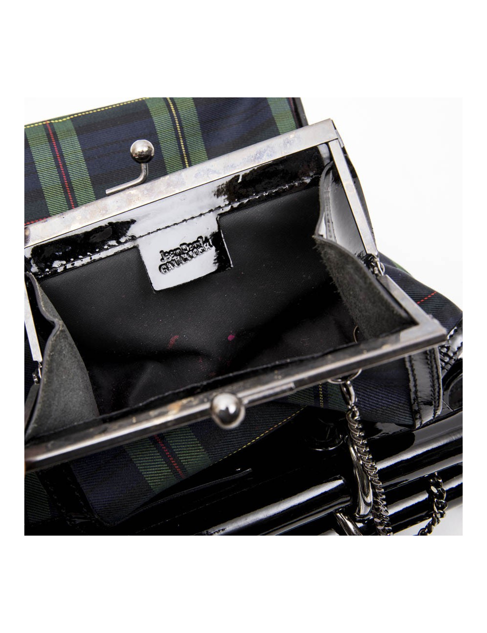 Sac JEAN PAUL GAULTIER  en toile prince de galles 