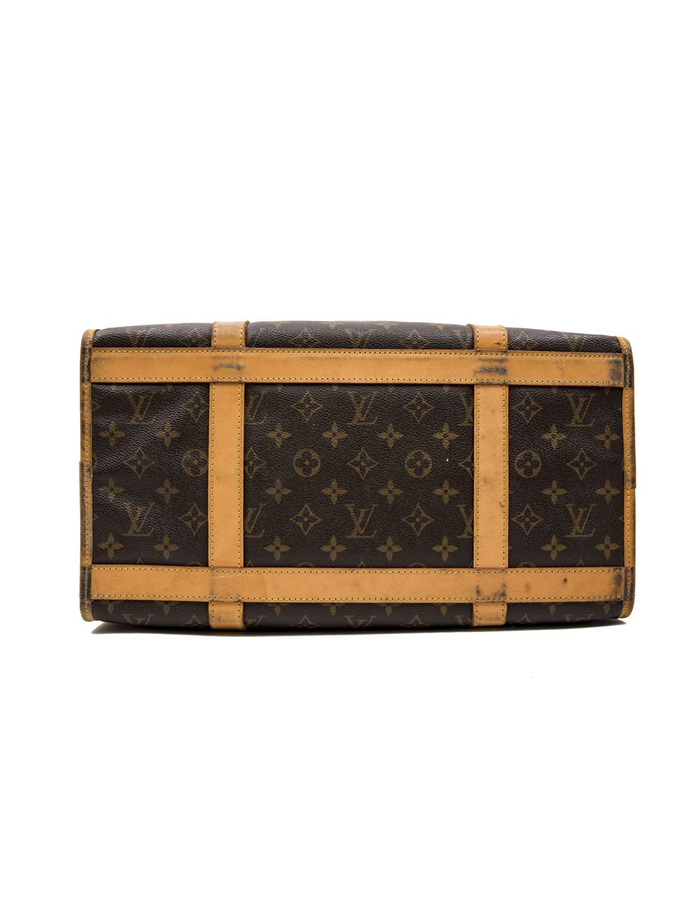  LOUIS VUITTON T 40 dog bag carrier in brown monogram canvas