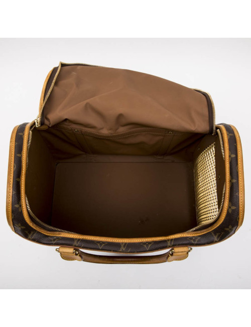 Sac chien LOUIS VUITTON T 40 en toile monogram